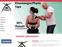 Tablet Screenshot of mb-fitness.de